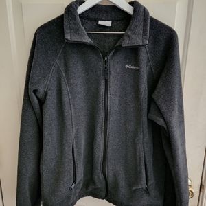 Columbia Women's grey fleece jacket XL